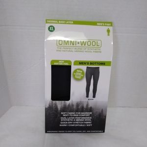Omni Wood Men's Thermal Base Layer Pants